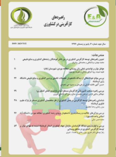 نشریه راهبردهای کارآفرینی در کشاورزی
