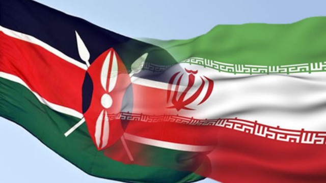 پرچم ایران و کنیا