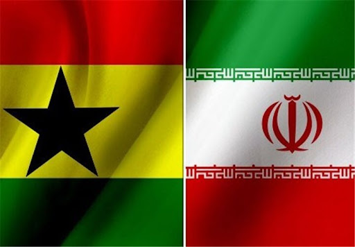 پرچم ایران و غنا