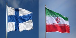پرچم ایران و فنلاند