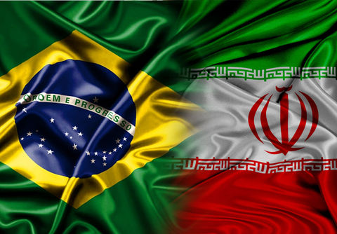 پرچم ایران و برزیل