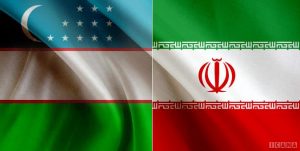 پرچم ایران و ازبکستان